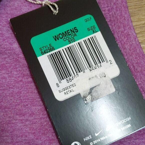 Nike Golf Dri fit Tour Performance Sleeveless Collared Tank Top XL NWT - Picture 4 of 7